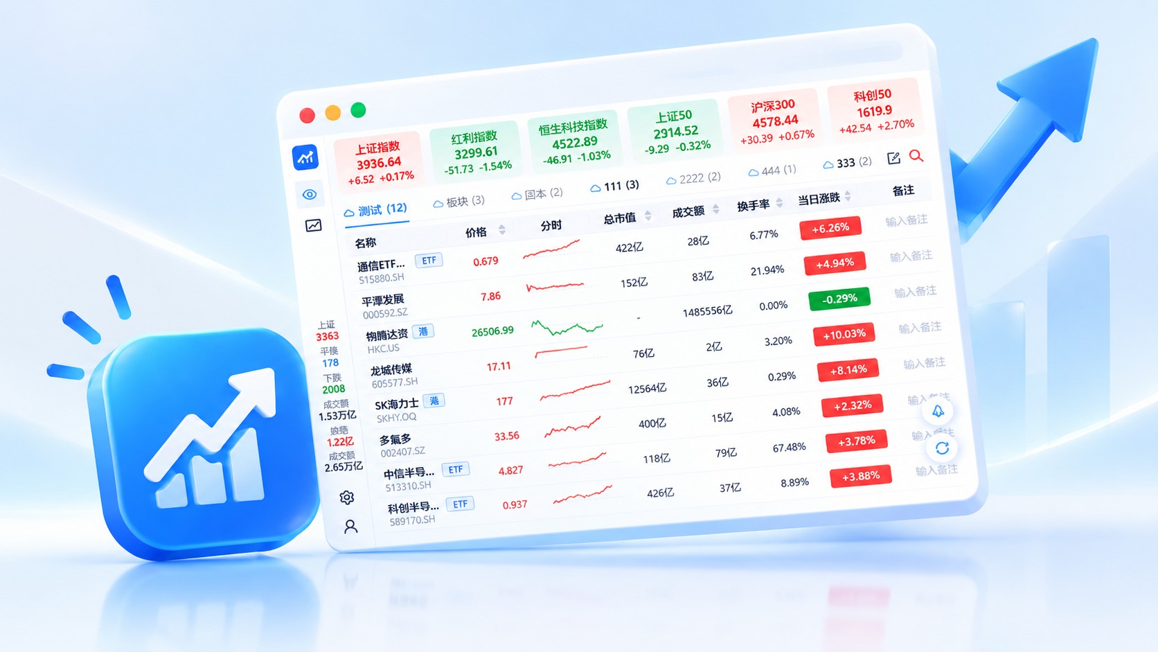 盯盘助手——浏览器扩展与桌面客户端双形态盯盘工作台